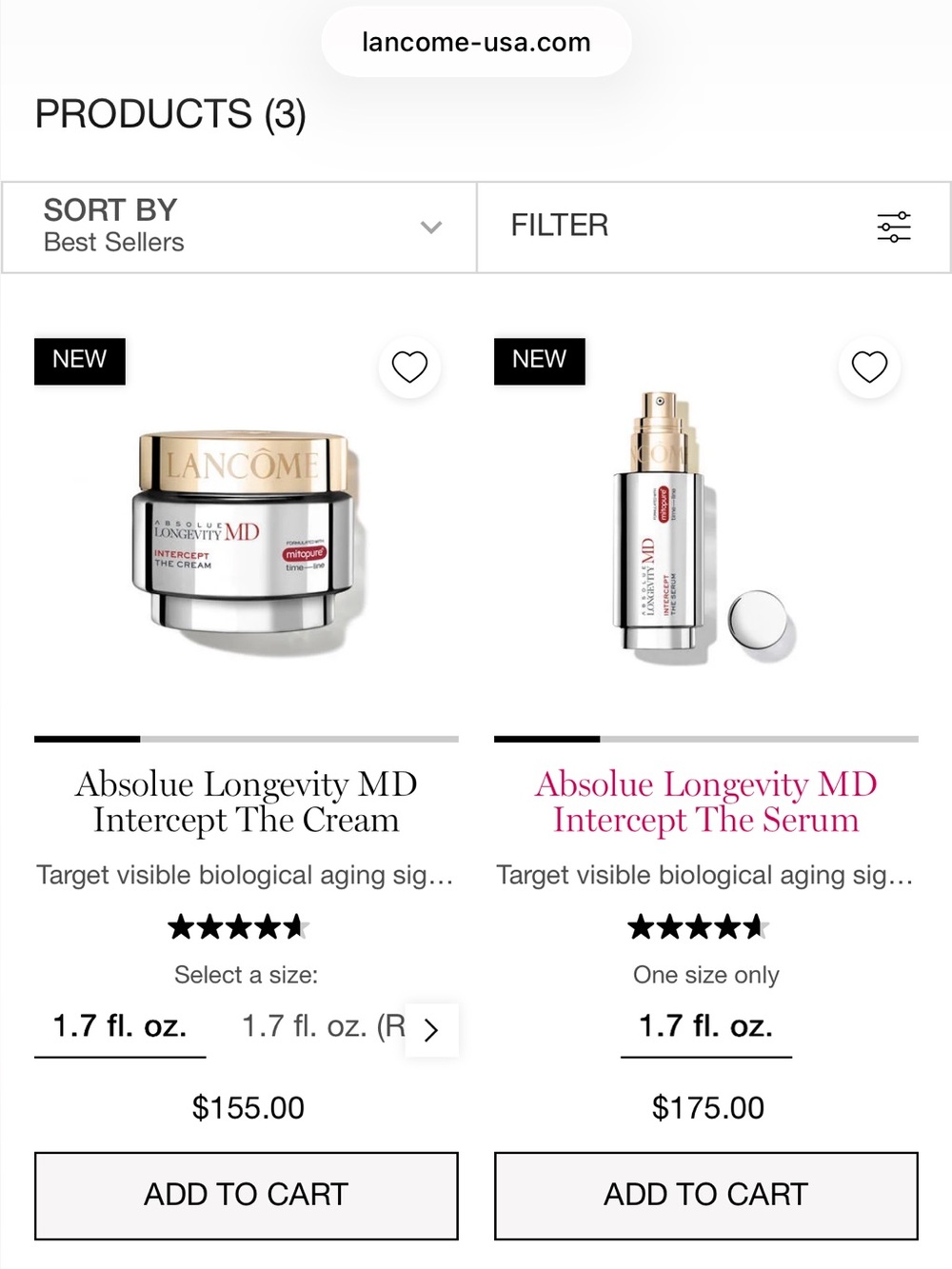 Lancôme Absolue Longevity MD Intercept The Cream - Brand New. $155.00 Retail. - Picture 4 of 6